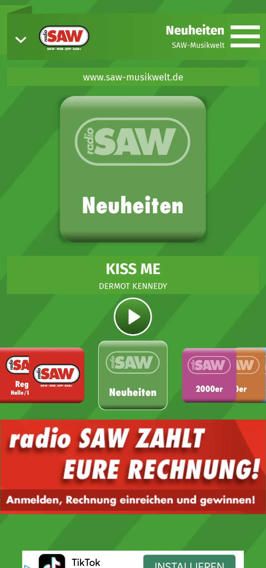 SAW-Musikwelt | Indus Appstore | Screenshot