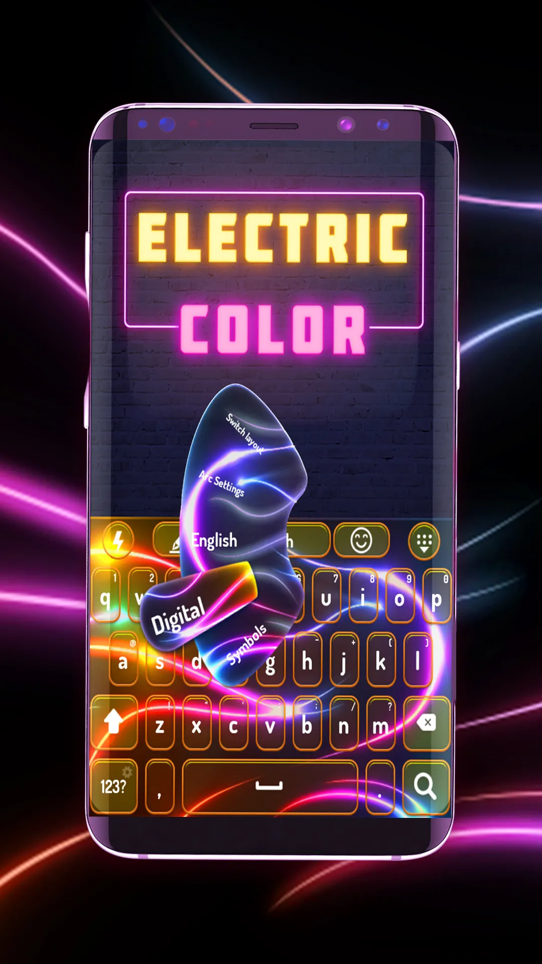 Electric RGB Color Keyboard | Indus Appstore | Screenshot