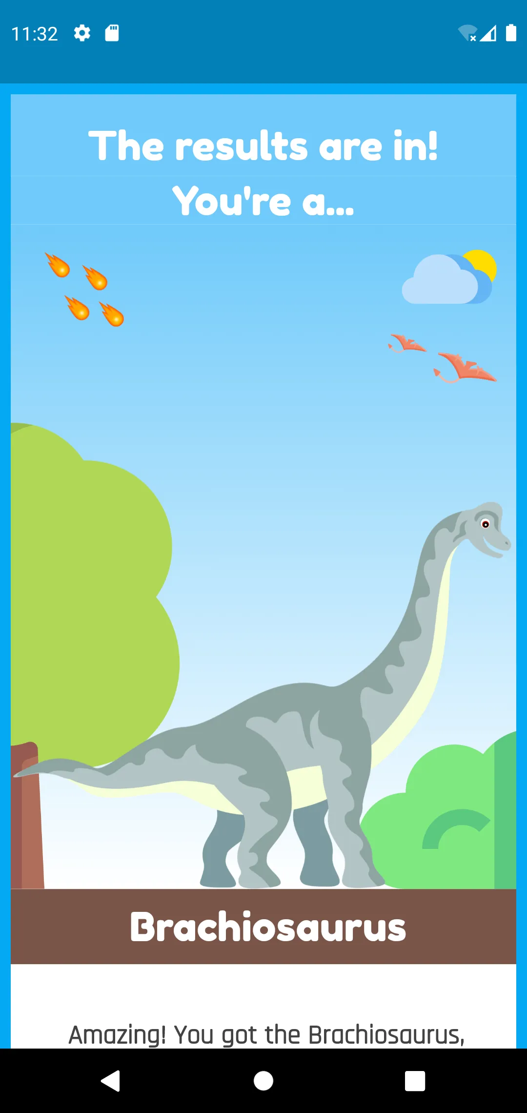 What Dinosaur Am I? | Indus Appstore | Screenshot