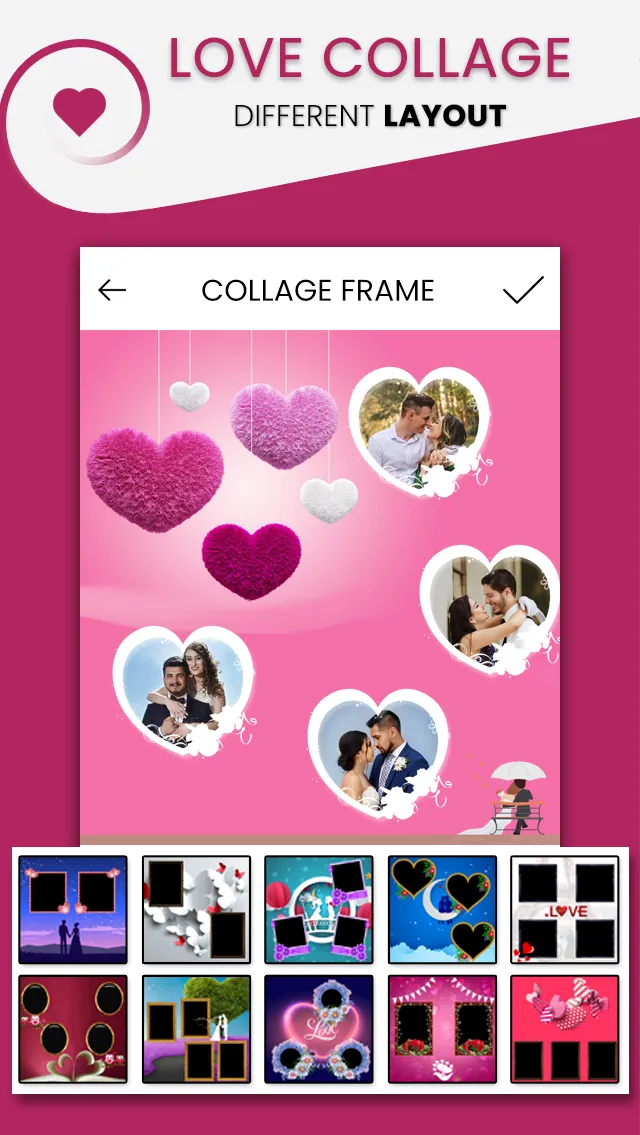 Love Photo Collage & Frame | Indus Appstore | Screenshot