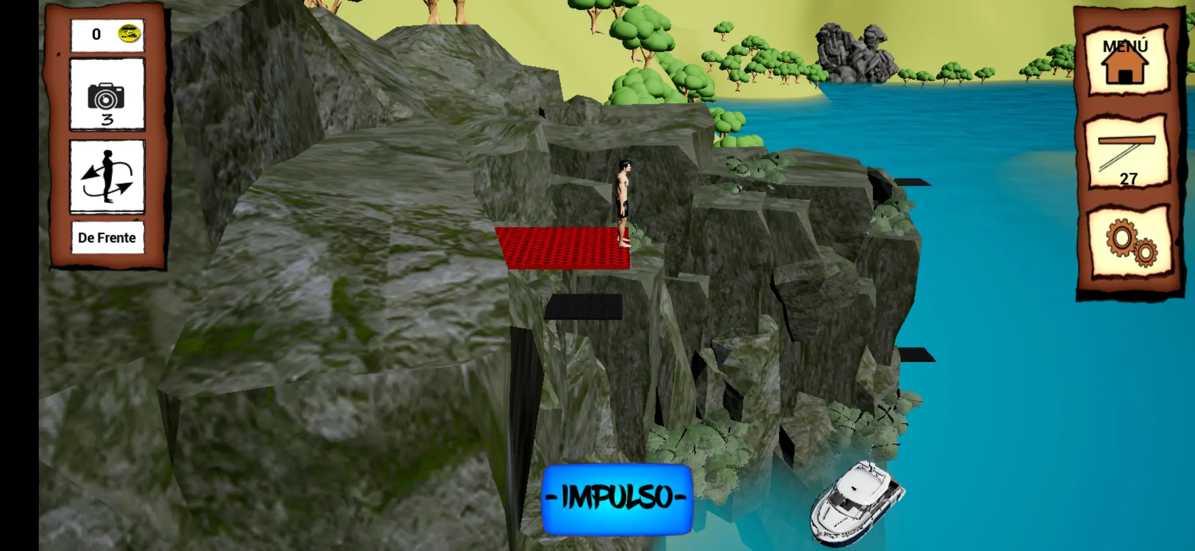 Cliff Diving Simulator | Indus Appstore | Screenshot