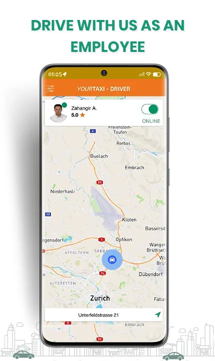 YOURTAXI - Driver App CH | Indus Appstore | Screenshot