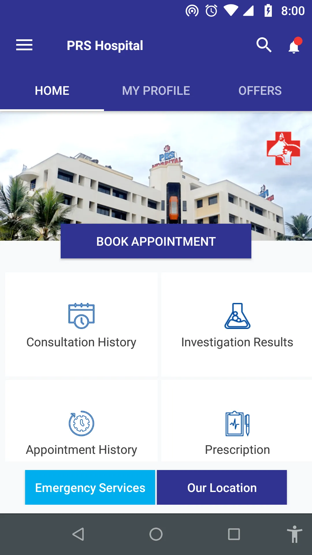 PRS Hospital - Find doctors, b | Indus Appstore | Screenshot