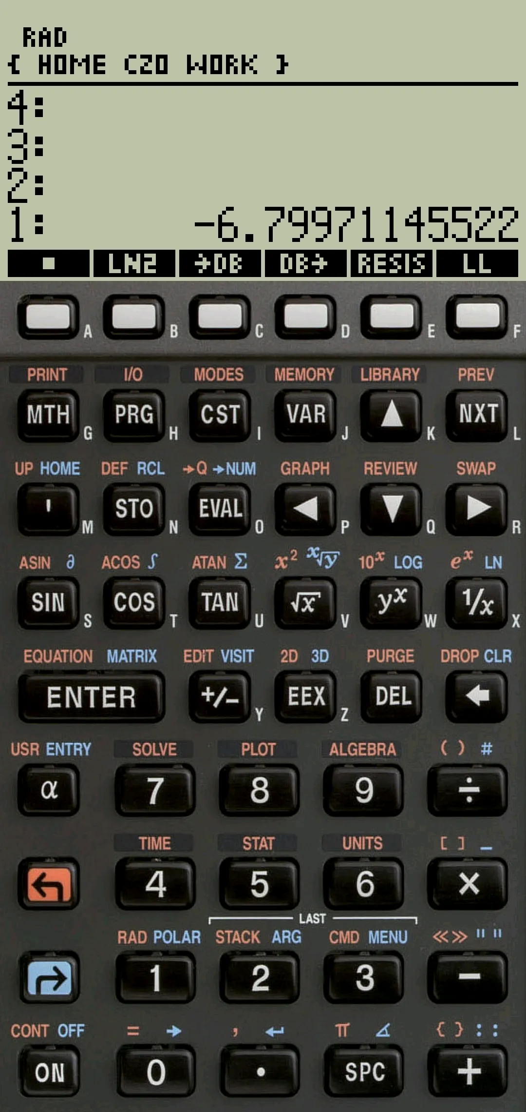 48sx, a vintage RPN calculator | Indus Appstore | Screenshot