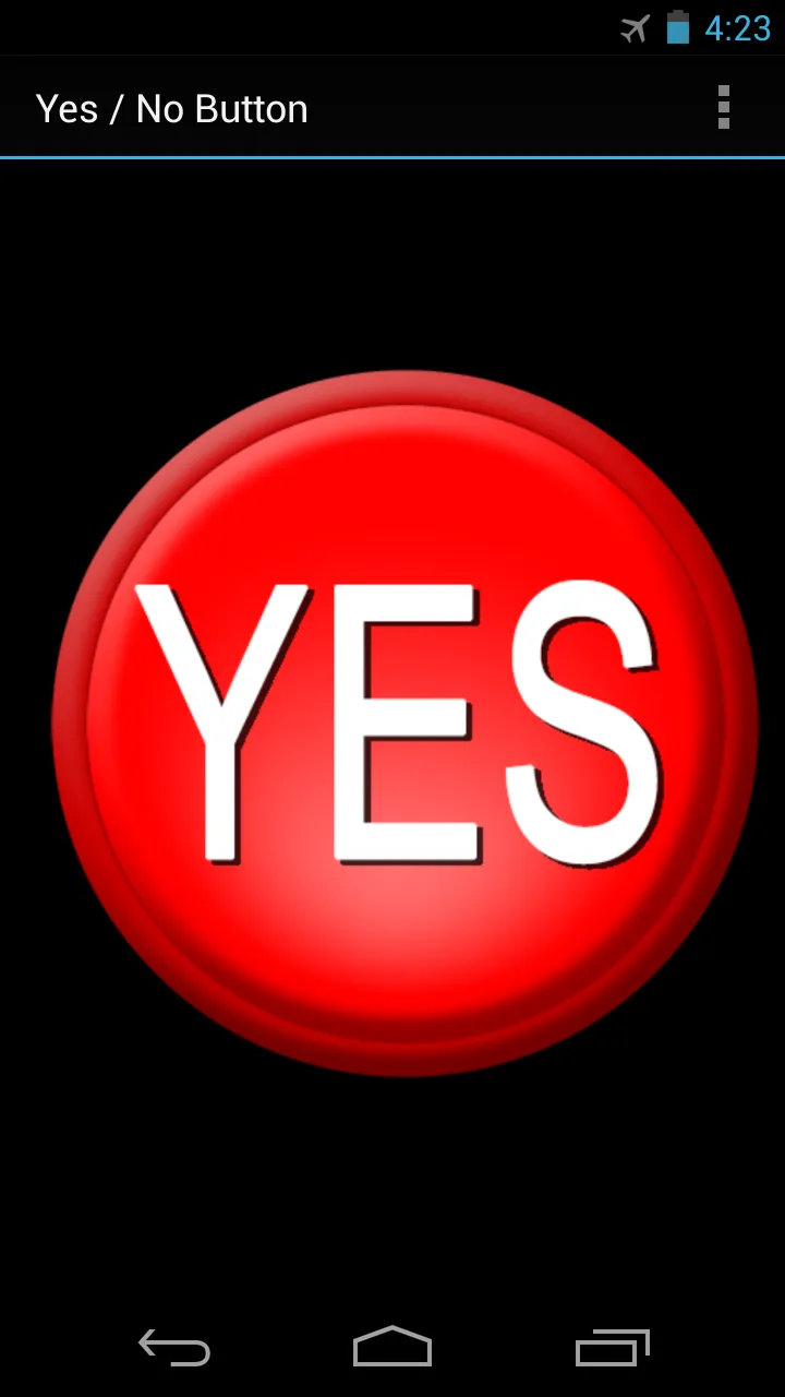 Yes / No Button | Indus Appstore | Screenshot