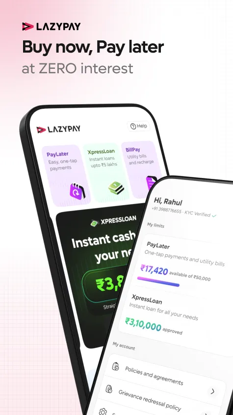 LazyPay: Loan App & Pay Later | Indus Appstore | Screenshot
