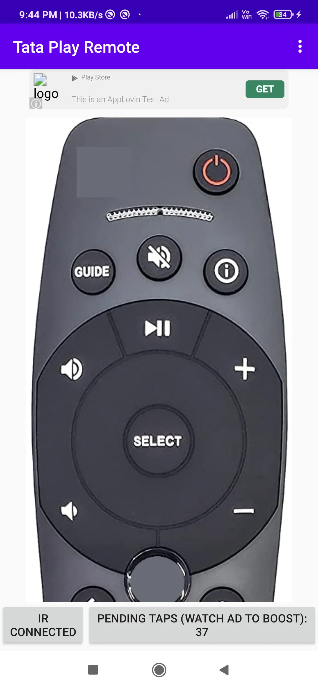 Tata Play Remote (Unofficial) | Indus Appstore | Screenshot