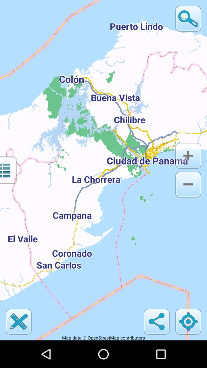 Map of Panama offline | Indus Appstore | Screenshot