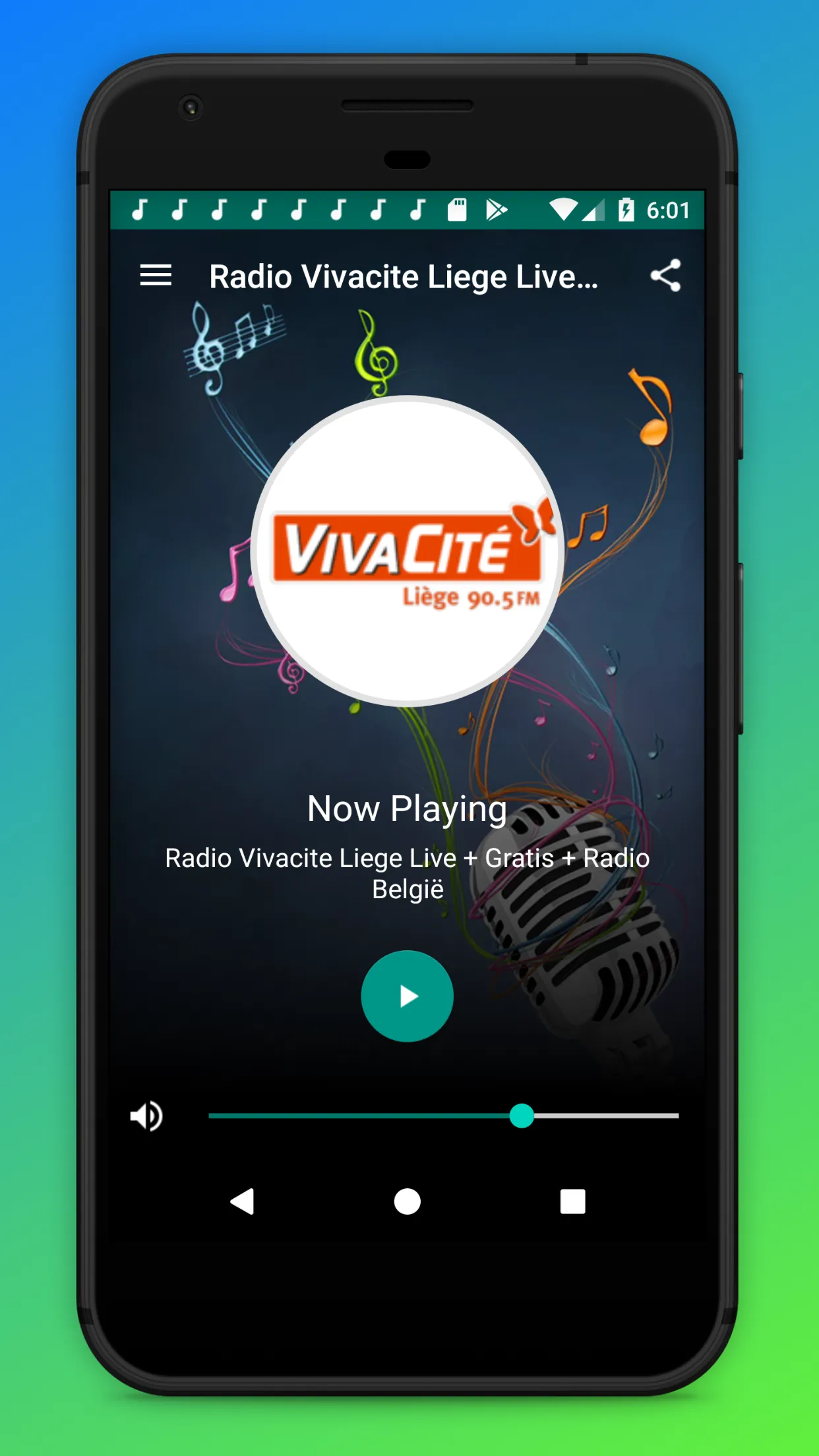 Vivacité Radio Liege FM België | Indus Appstore | Screenshot