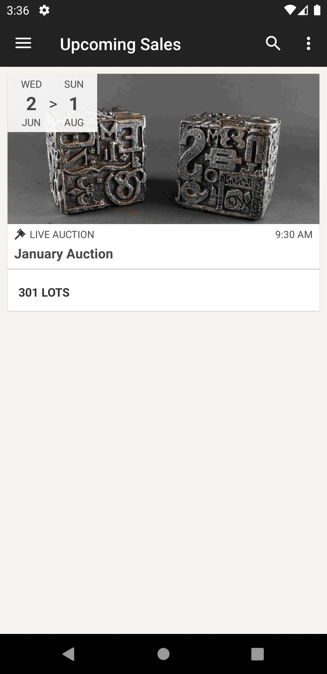 Westport Auction | Indus Appstore | Screenshot