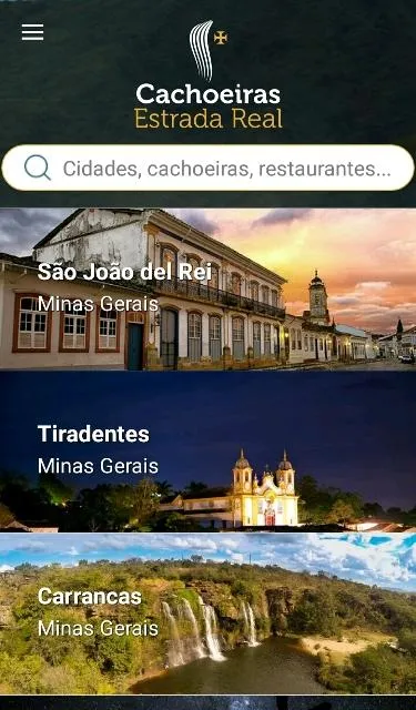 Cachoeiras Estrada Real | Indus Appstore | Screenshot