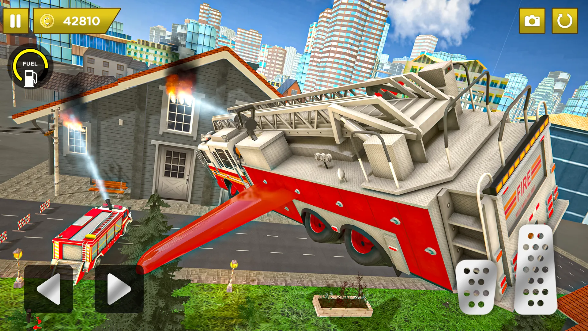 Flying Fire Truck Driving Sim | Indus Appstore | Screenshot