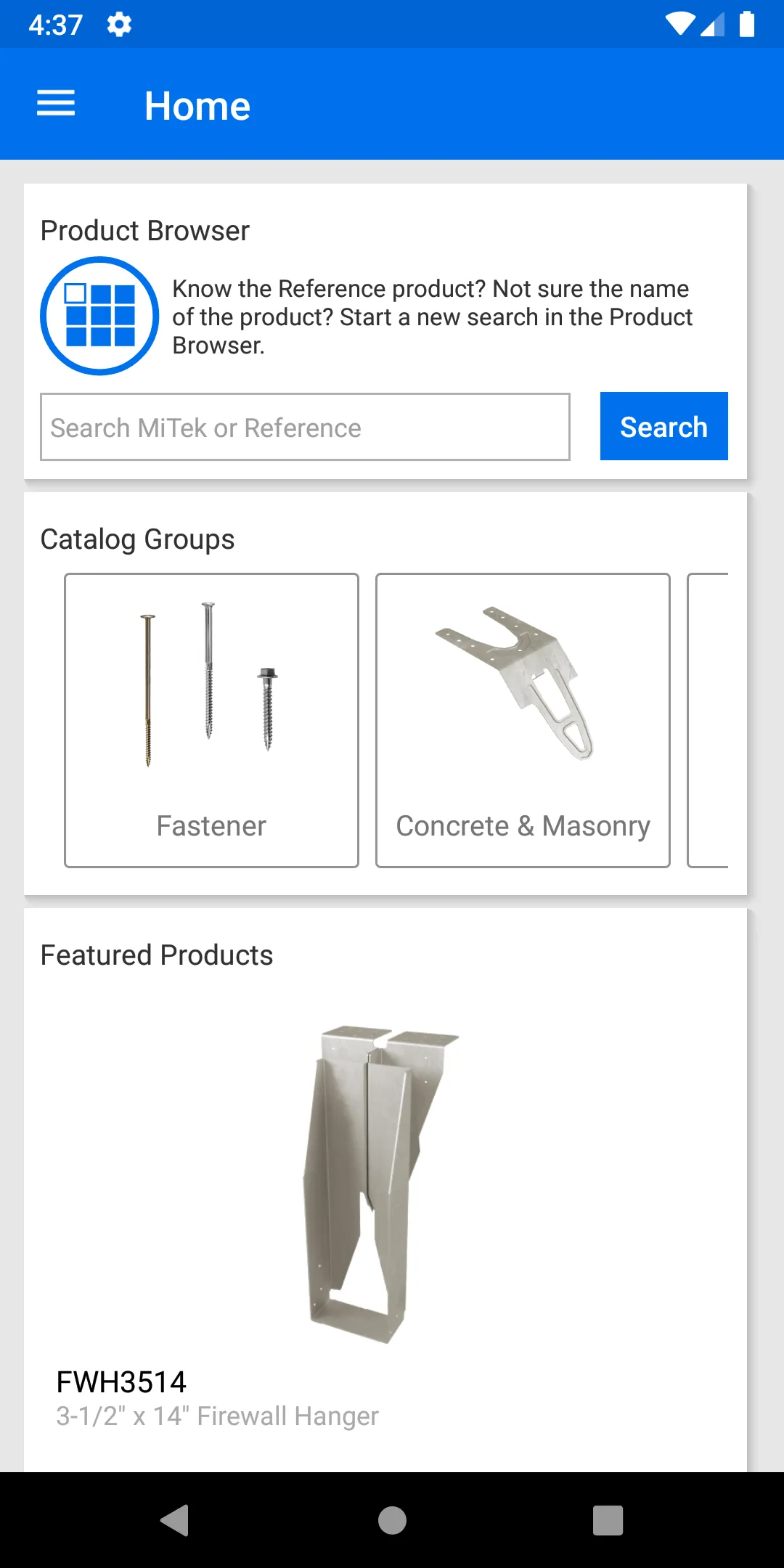 MiTek Builder Products | Indus Appstore | Screenshot