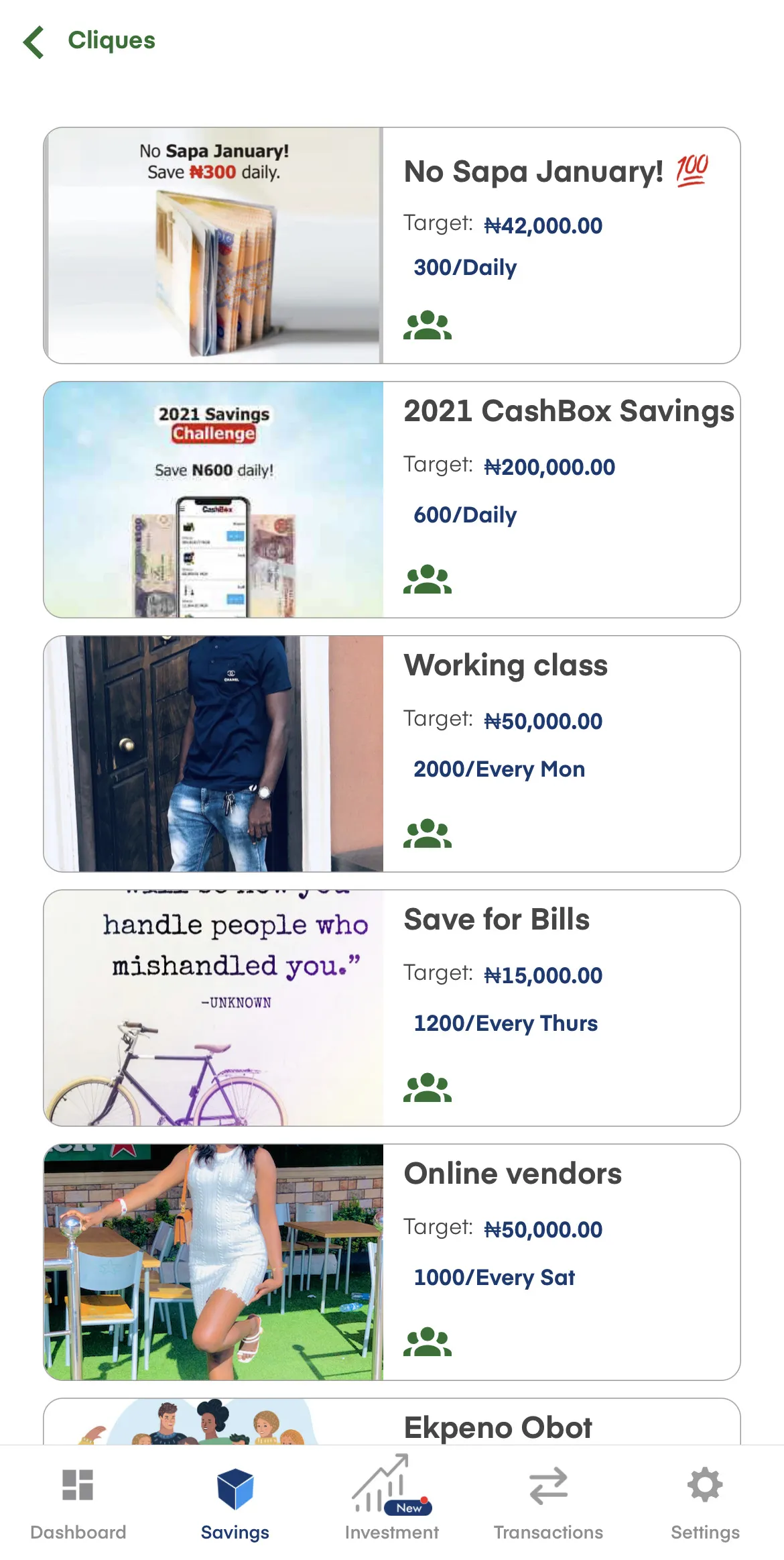 CashBoxNG- Save money securely | Indus Appstore | Screenshot