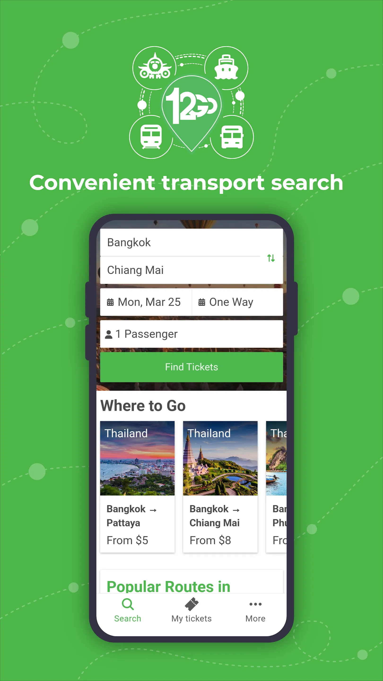 12Go Train, Bus, Ferry, Flight | Indus Appstore | Screenshot