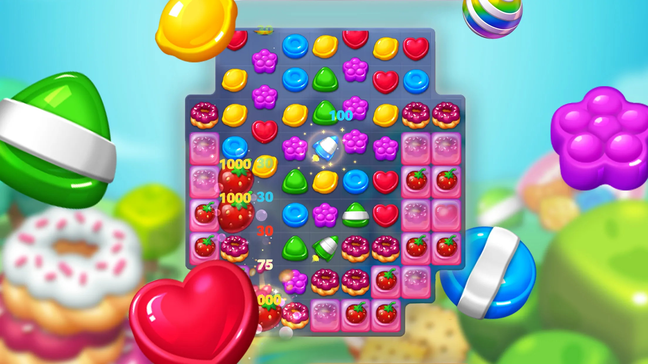 Lollipop: Sweet Taste Match 3 | Indus Appstore | Screenshot