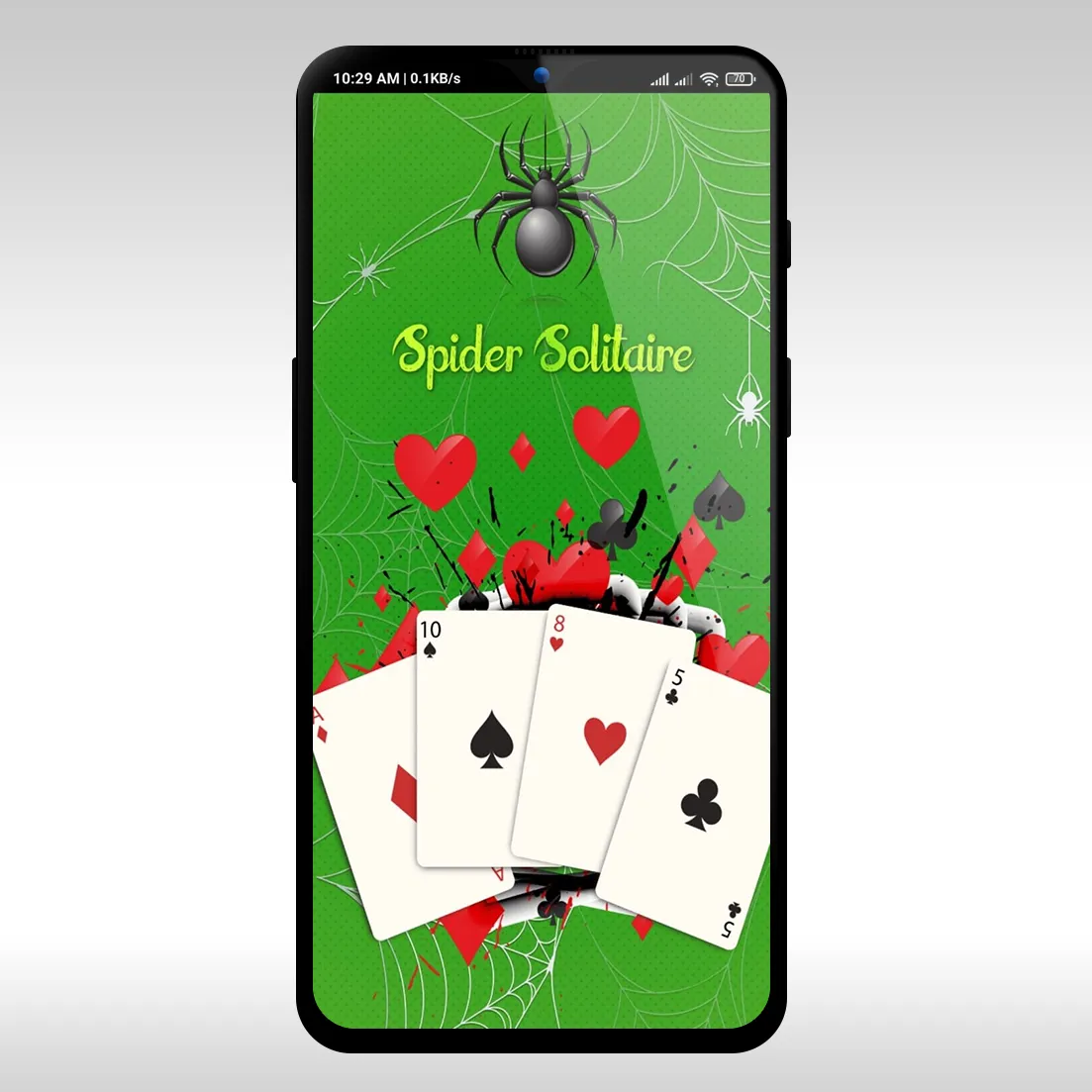 Spider Solitaire - with Levels | Indus Appstore | Screenshot