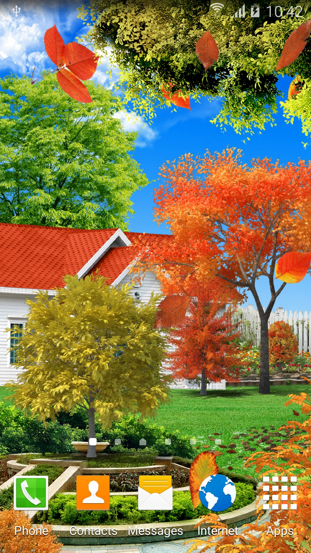 Autumn Garden Live Wallpaper | Indus Appstore | Screenshot