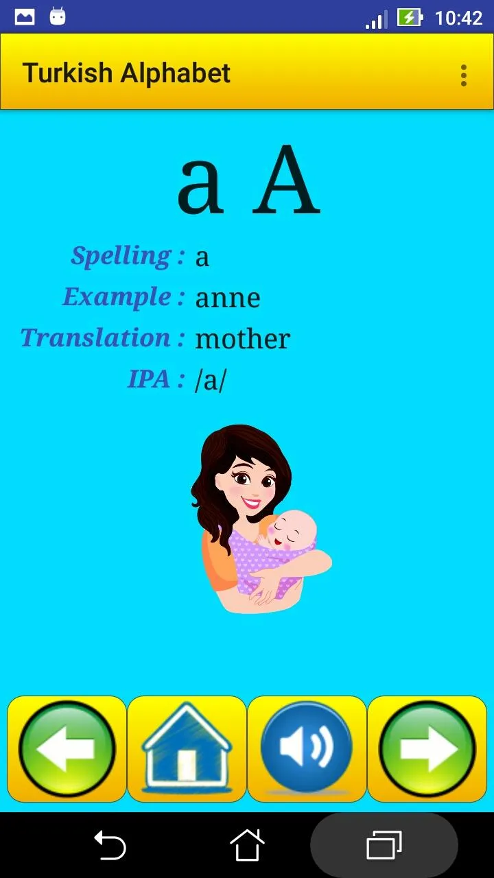 Turkish alphabet for students | Indus Appstore | Screenshot