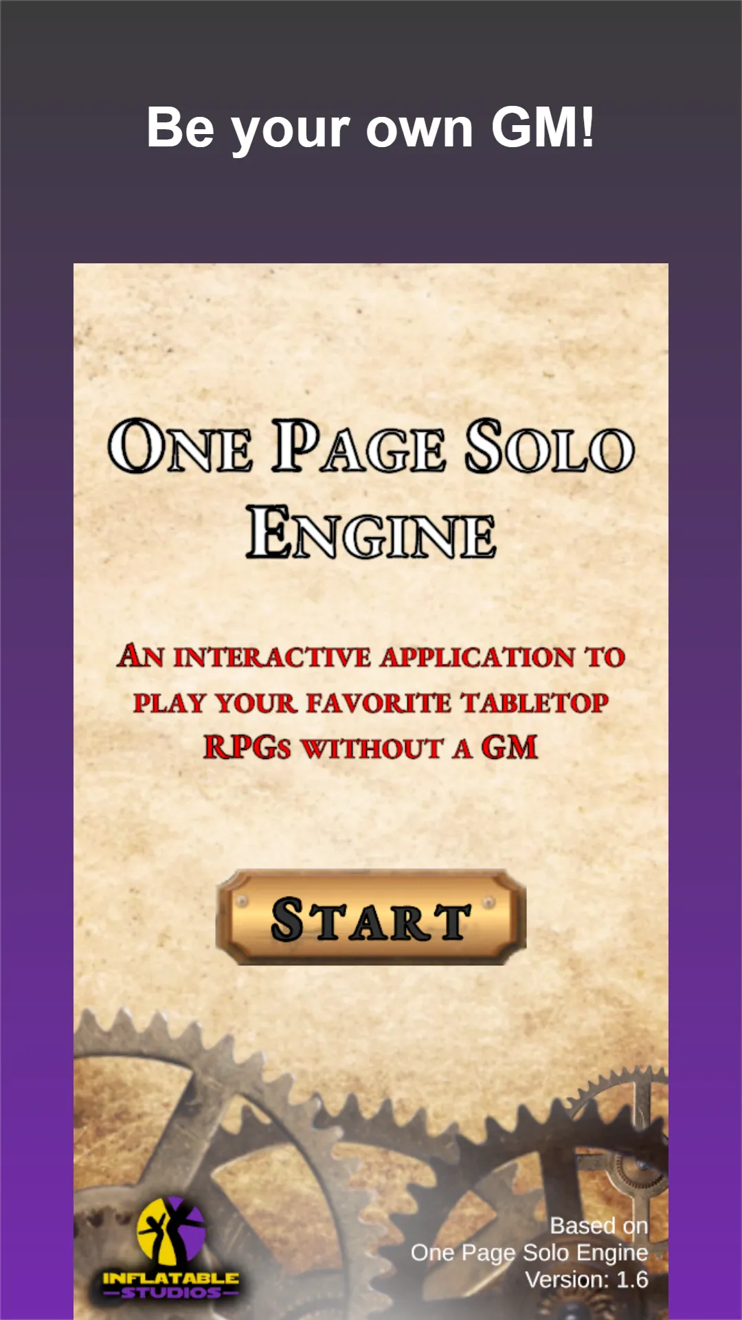 One Page Solo Engine | Indus Appstore | Screenshot