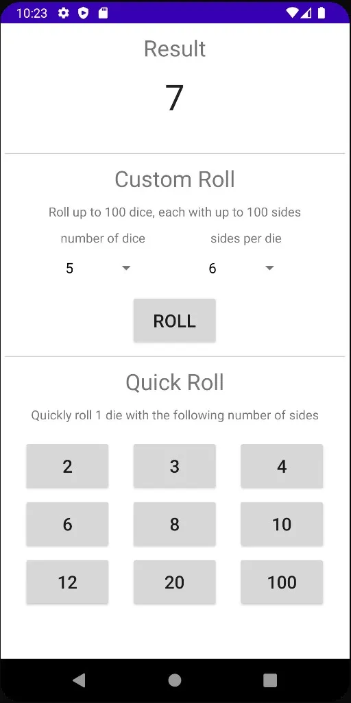 Digital Dice | Indus Appstore | Screenshot