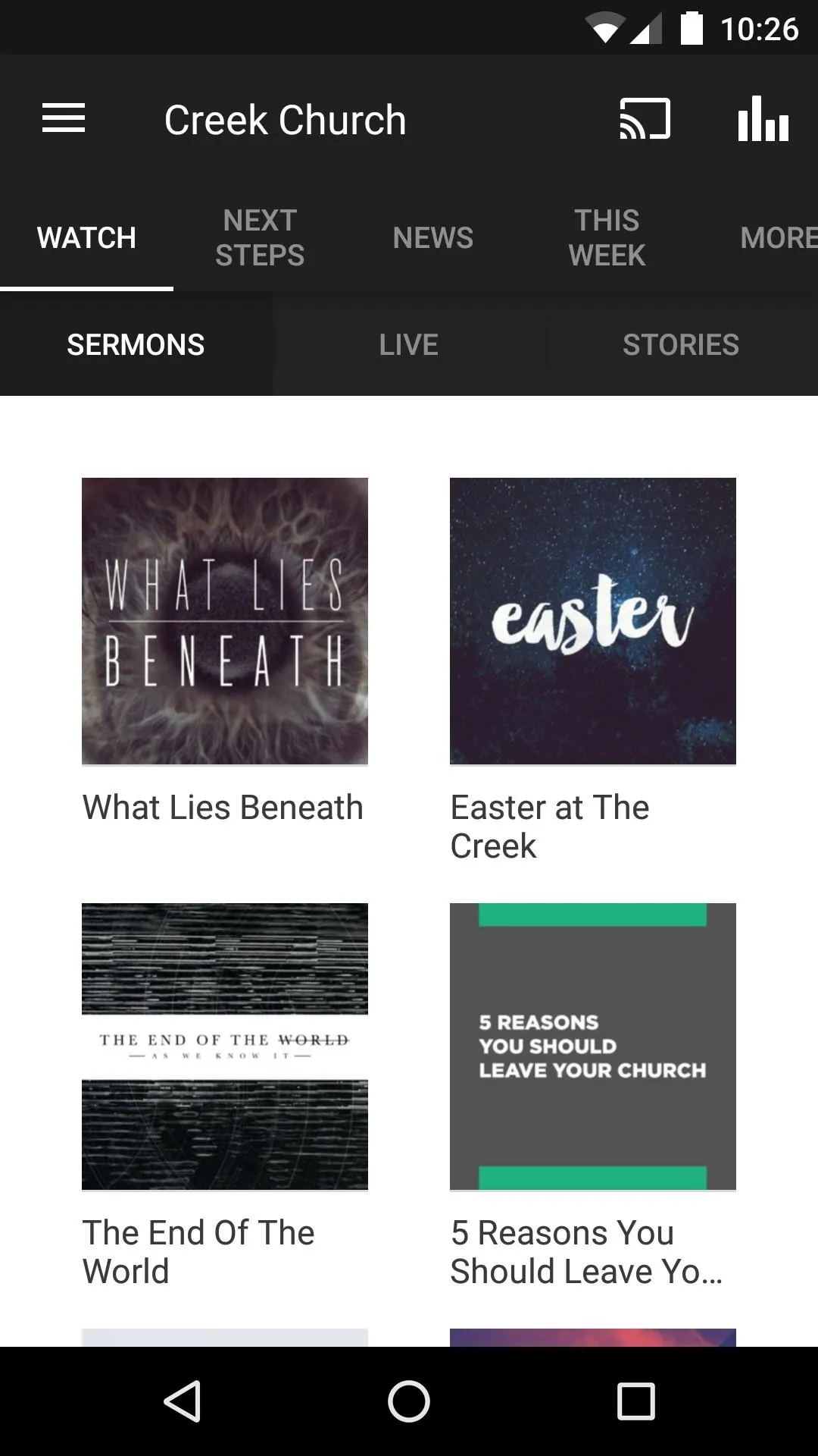 The Creek Church | Indus Appstore | Screenshot