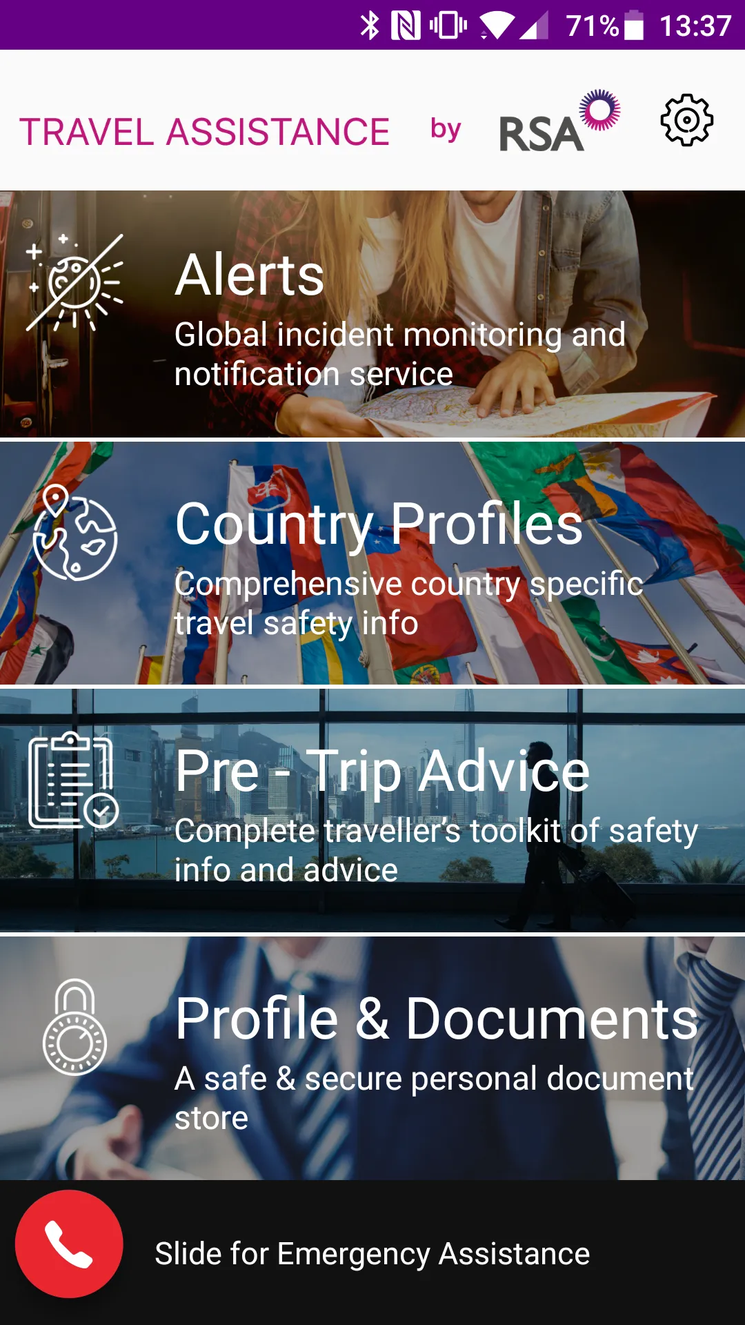 RSA Travel Assistance | Indus Appstore | Screenshot