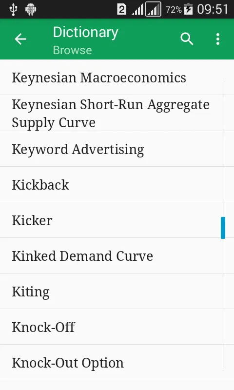 Commerce Dictionary Offline | Indus Appstore | Screenshot