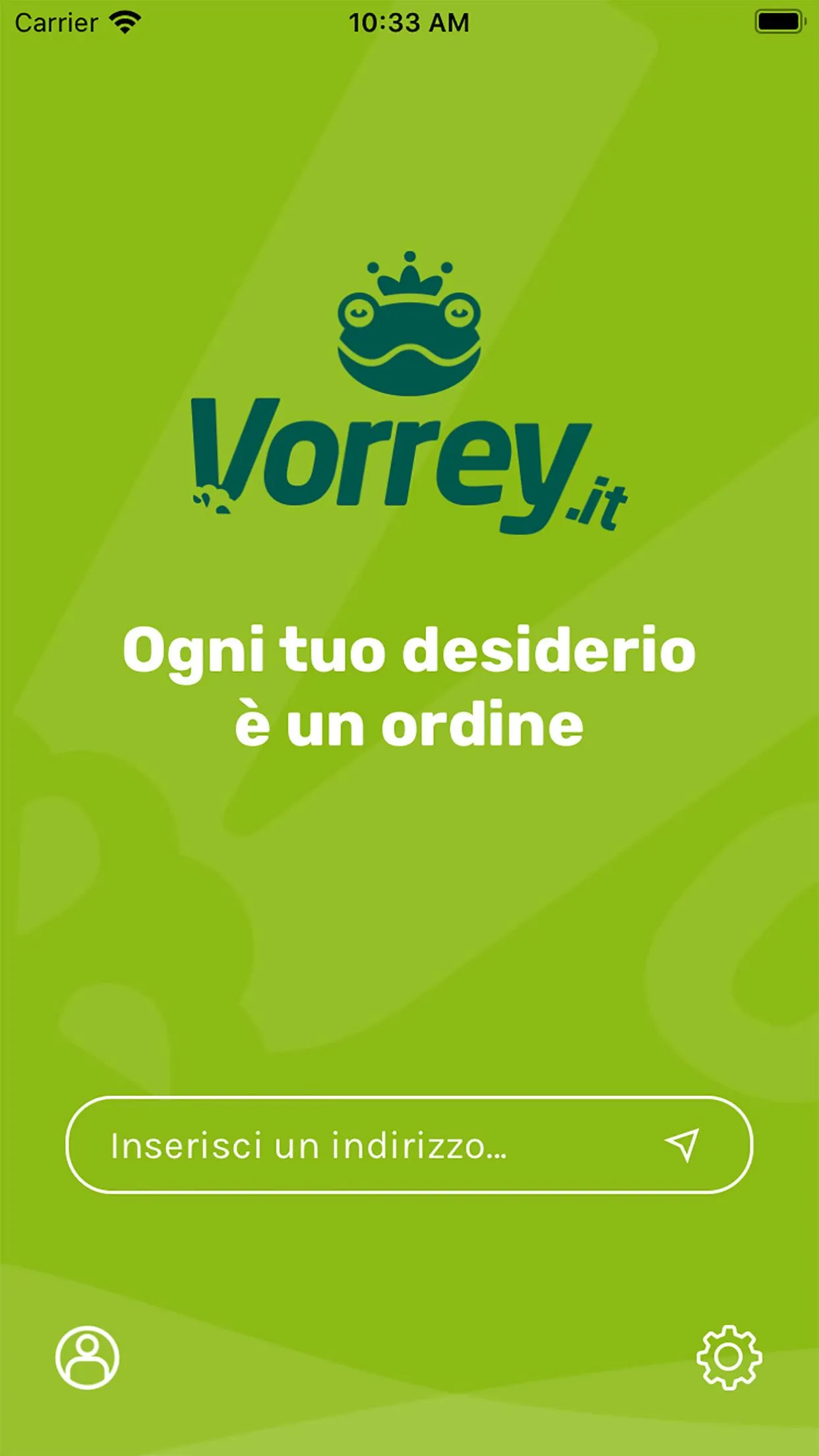 Vorrey.it - Ordina a domicilio | Indus Appstore | Screenshot