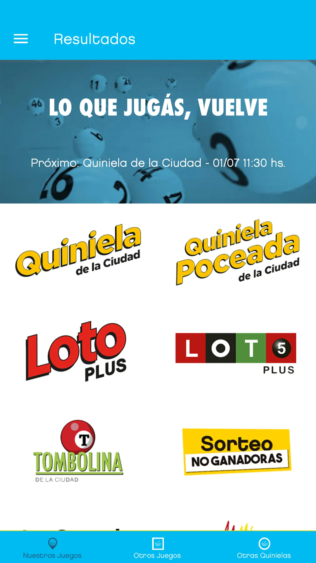 Lotería de la Ciudad | Indus Appstore | Screenshot