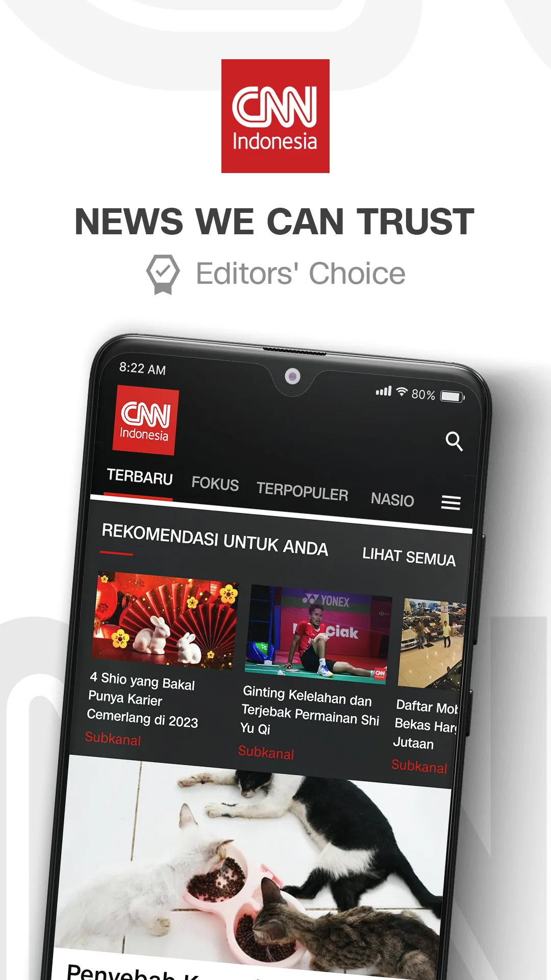 CNN Indonesia - Berita Terkini | Indus Appstore | Screenshot