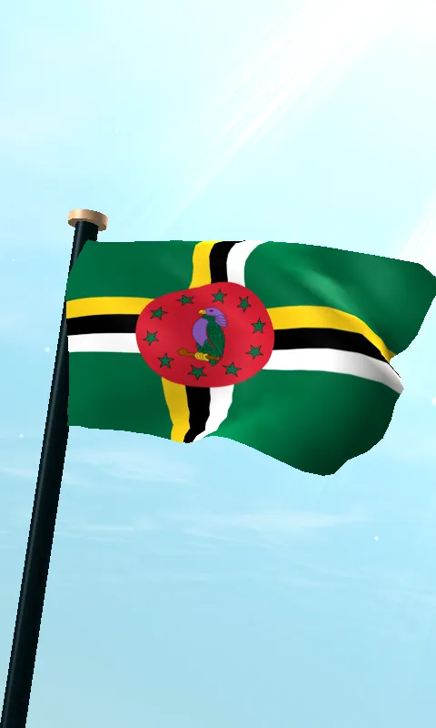 Dominica Flag 3D Free | Indus Appstore | Screenshot