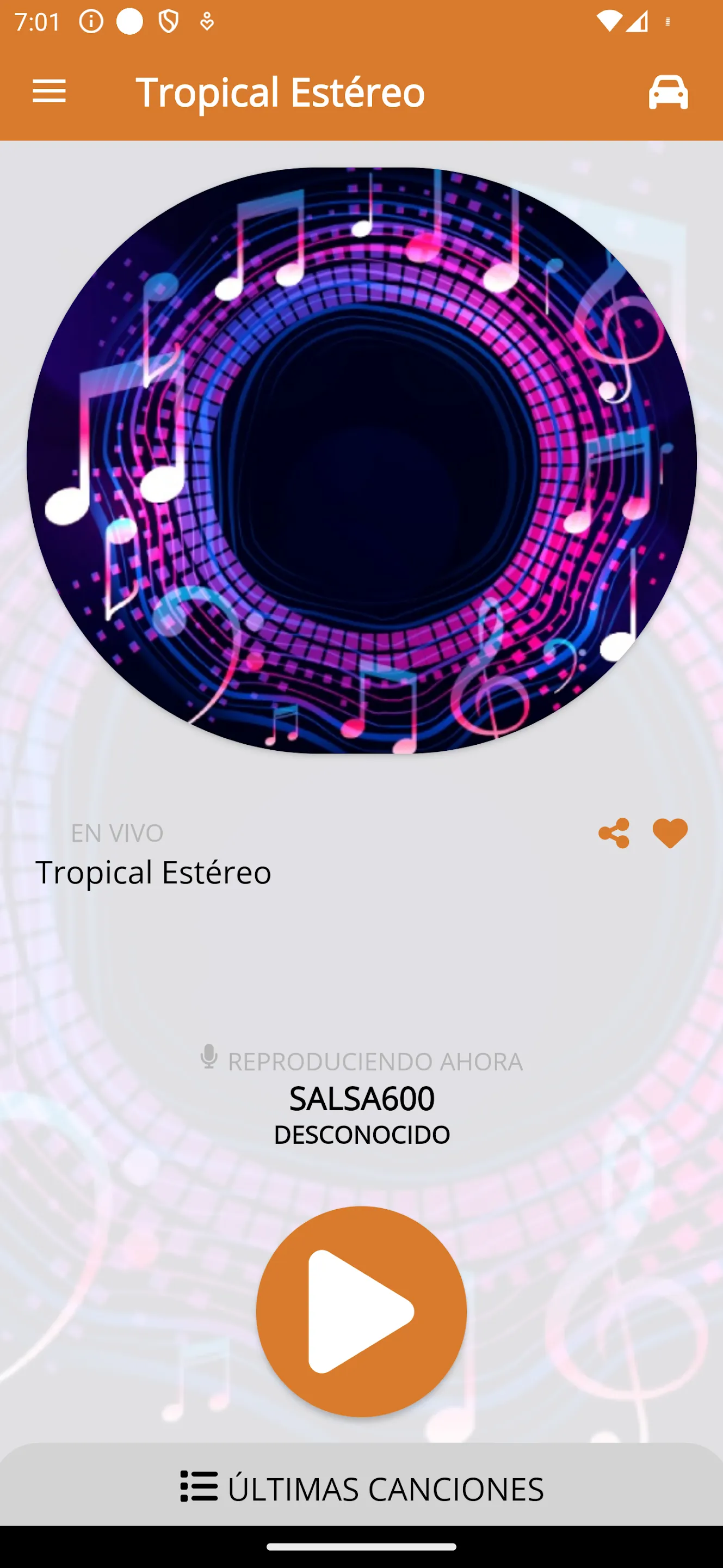 Tropical Estéreo | Indus Appstore | Screenshot