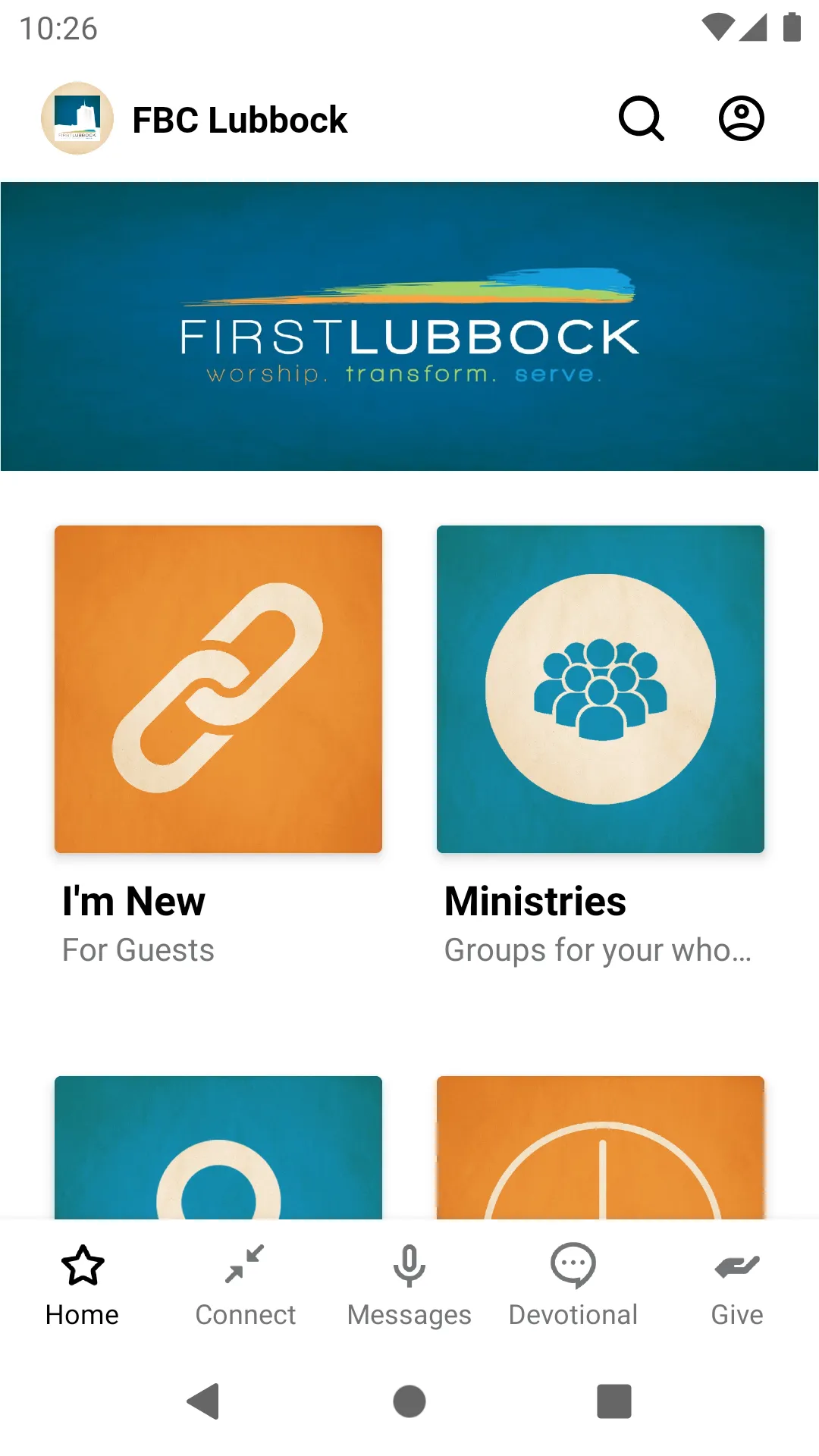 First Baptist Church Lubbock | Indus Appstore | Screenshot