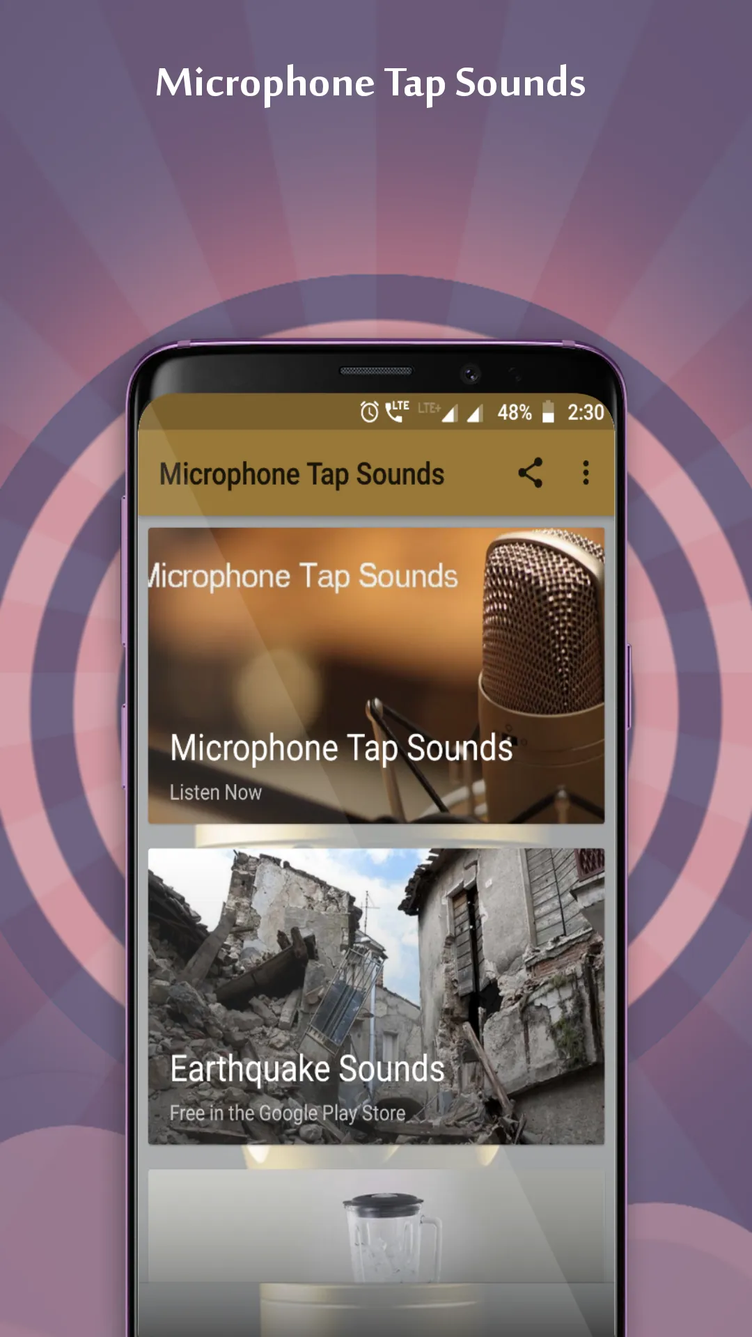 Microphone Tap Sounds | Indus Appstore | Screenshot