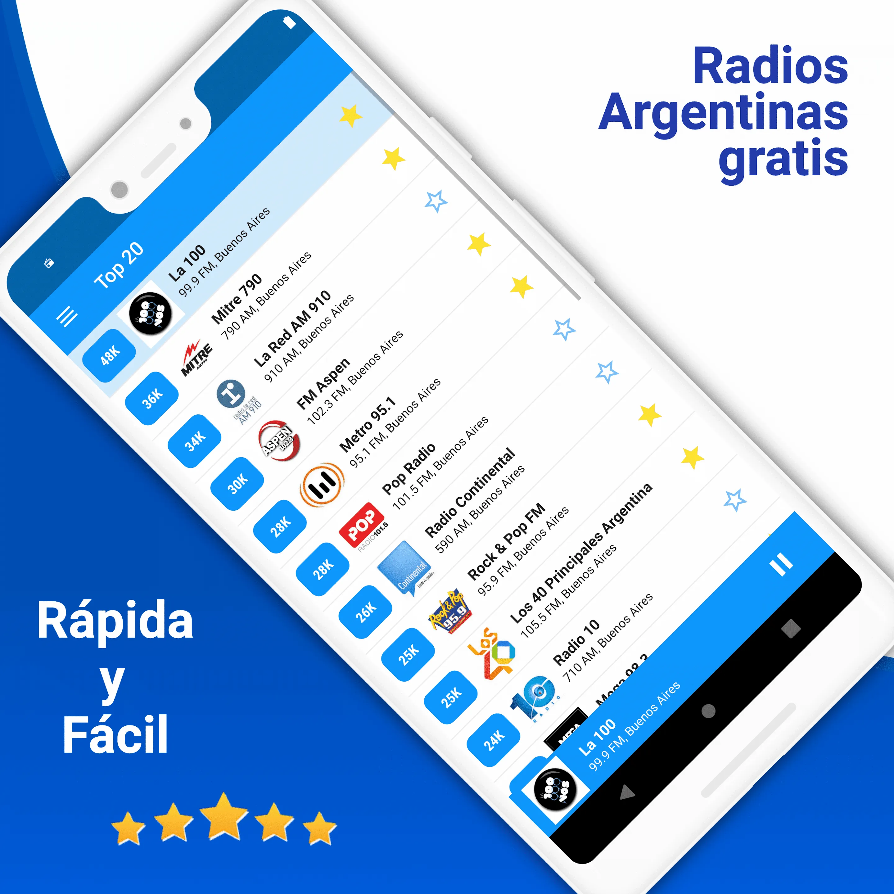 Radio Argentina FM - Online | Indus Appstore | Screenshot