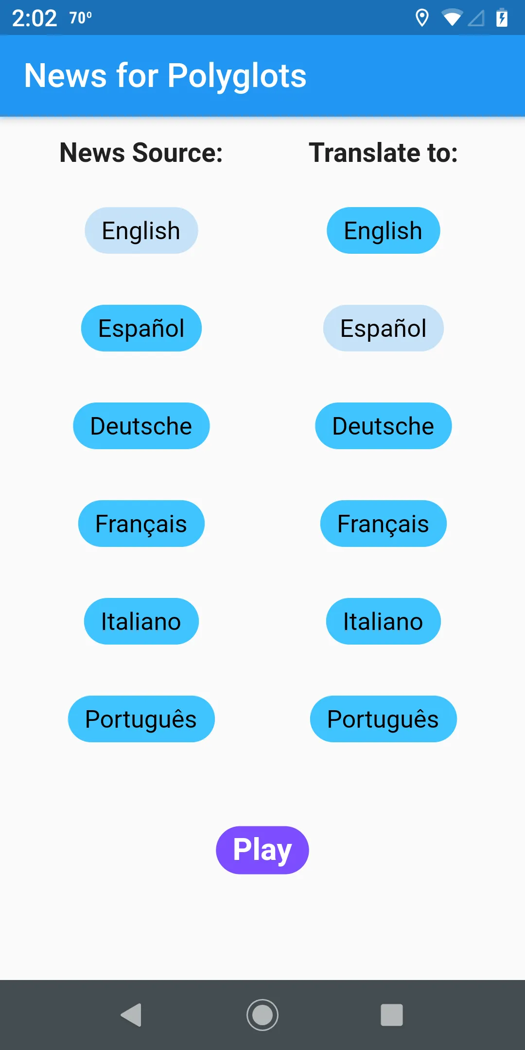 News for Polyglots | Indus Appstore | Screenshot