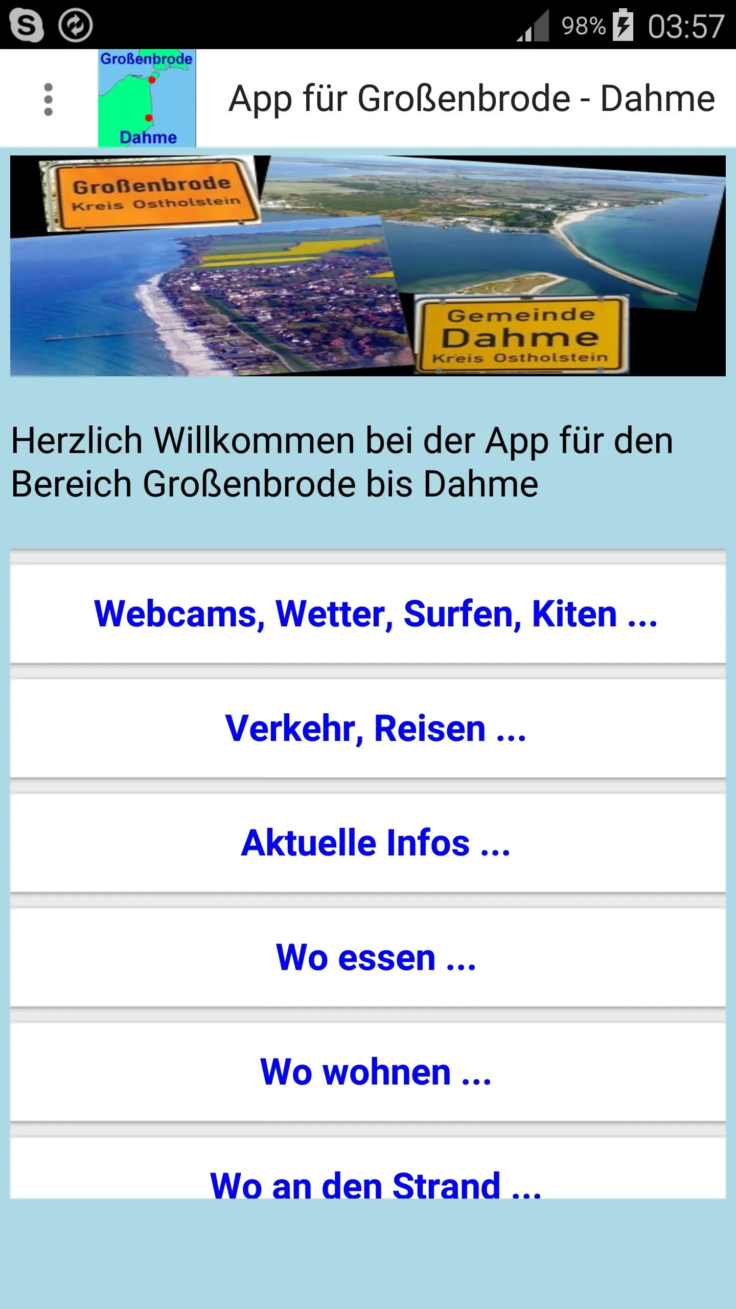 Großenbrode - Dahme App | Indus Appstore | Screenshot