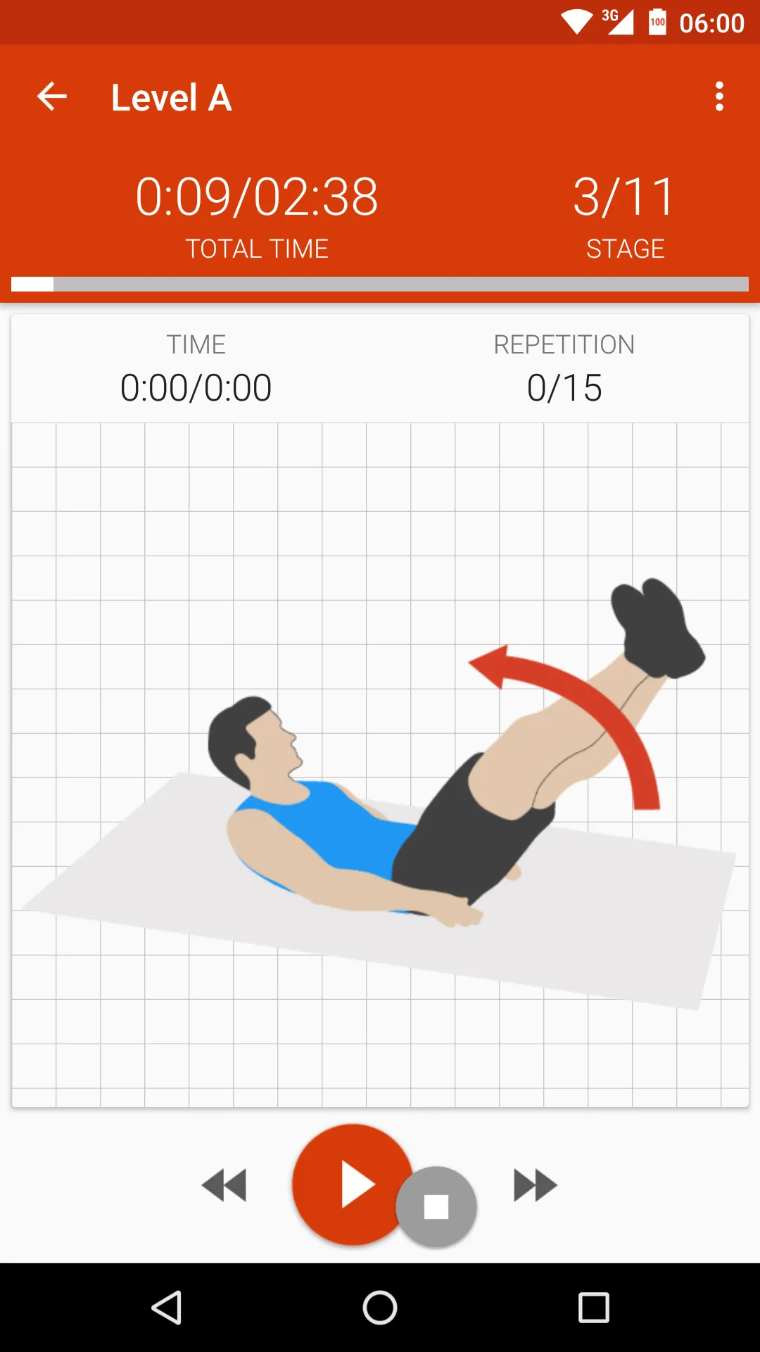 Abs workout ABS II - lose fat | Indus Appstore | Screenshot