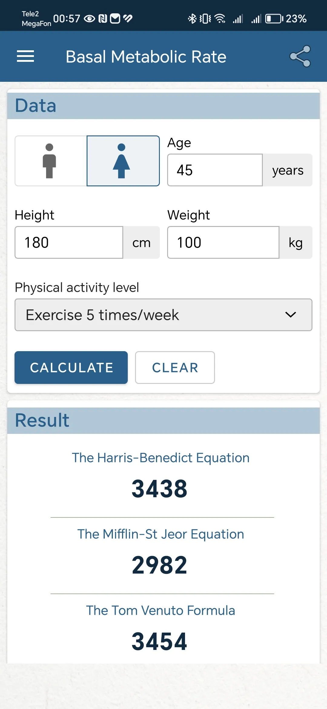 Basal Metabolic Rate | Indus Appstore | Screenshot