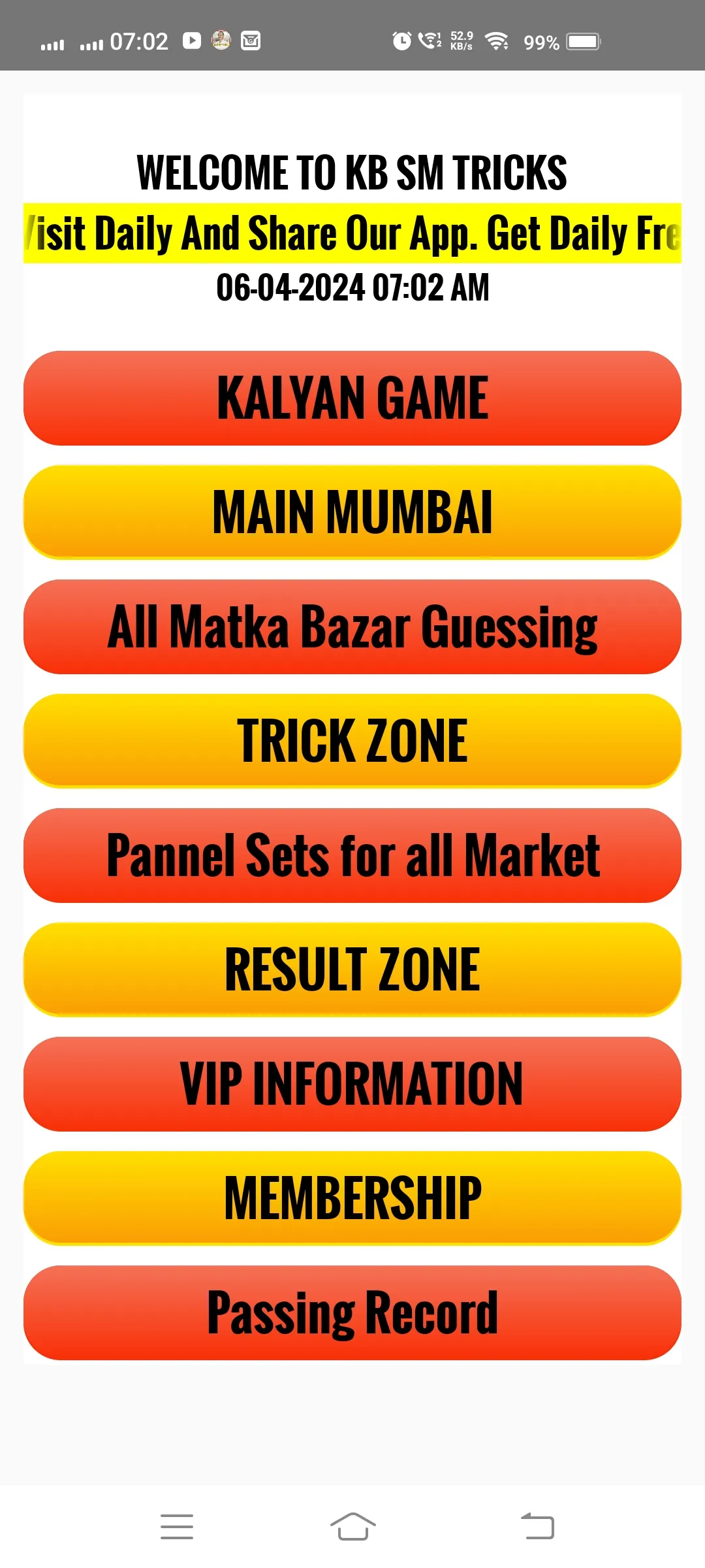 KB SattaMatka Tricks | Indus Appstore | Screenshot