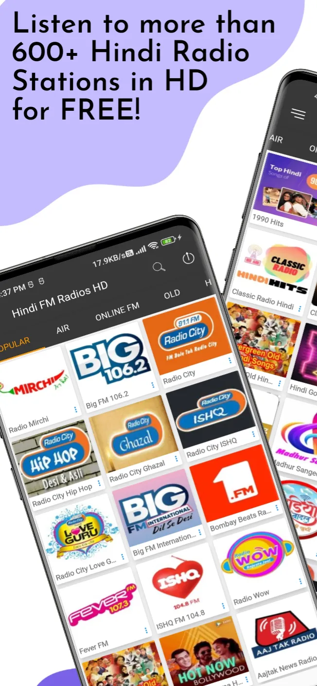 Hindi FM Radios HD | Indus Appstore | Screenshot