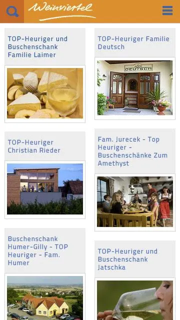 Weinviertler Heurigen | Indus Appstore | Screenshot
