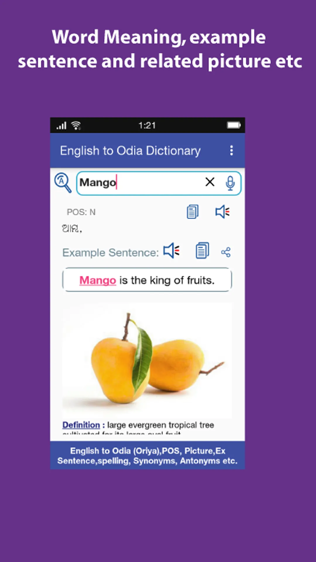 English to Odia Dictionary | Indus Appstore | Screenshot