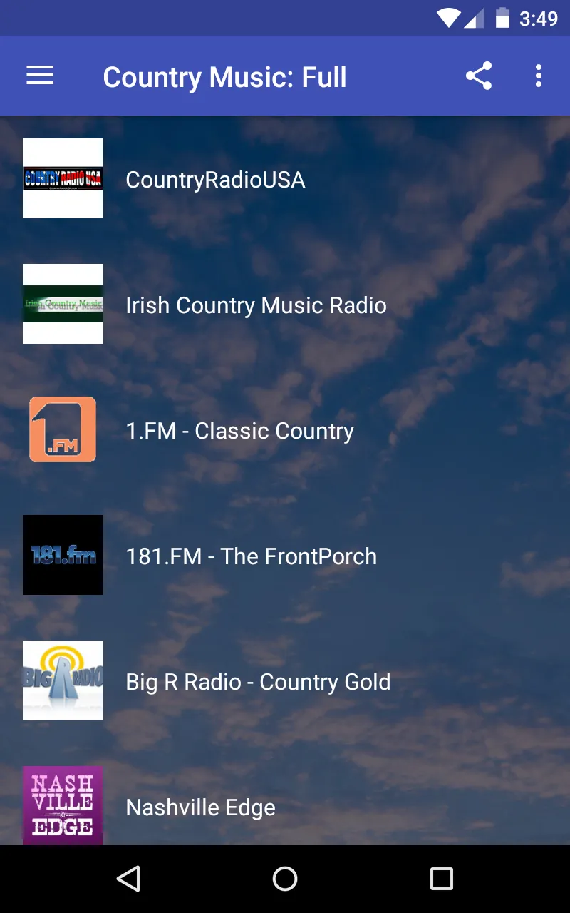 Country Music Full - USA Radio | Indus Appstore | Screenshot