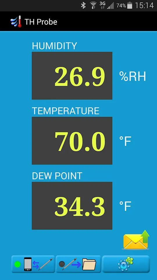 Humidity / Temperature Probe | Indus Appstore | Screenshot