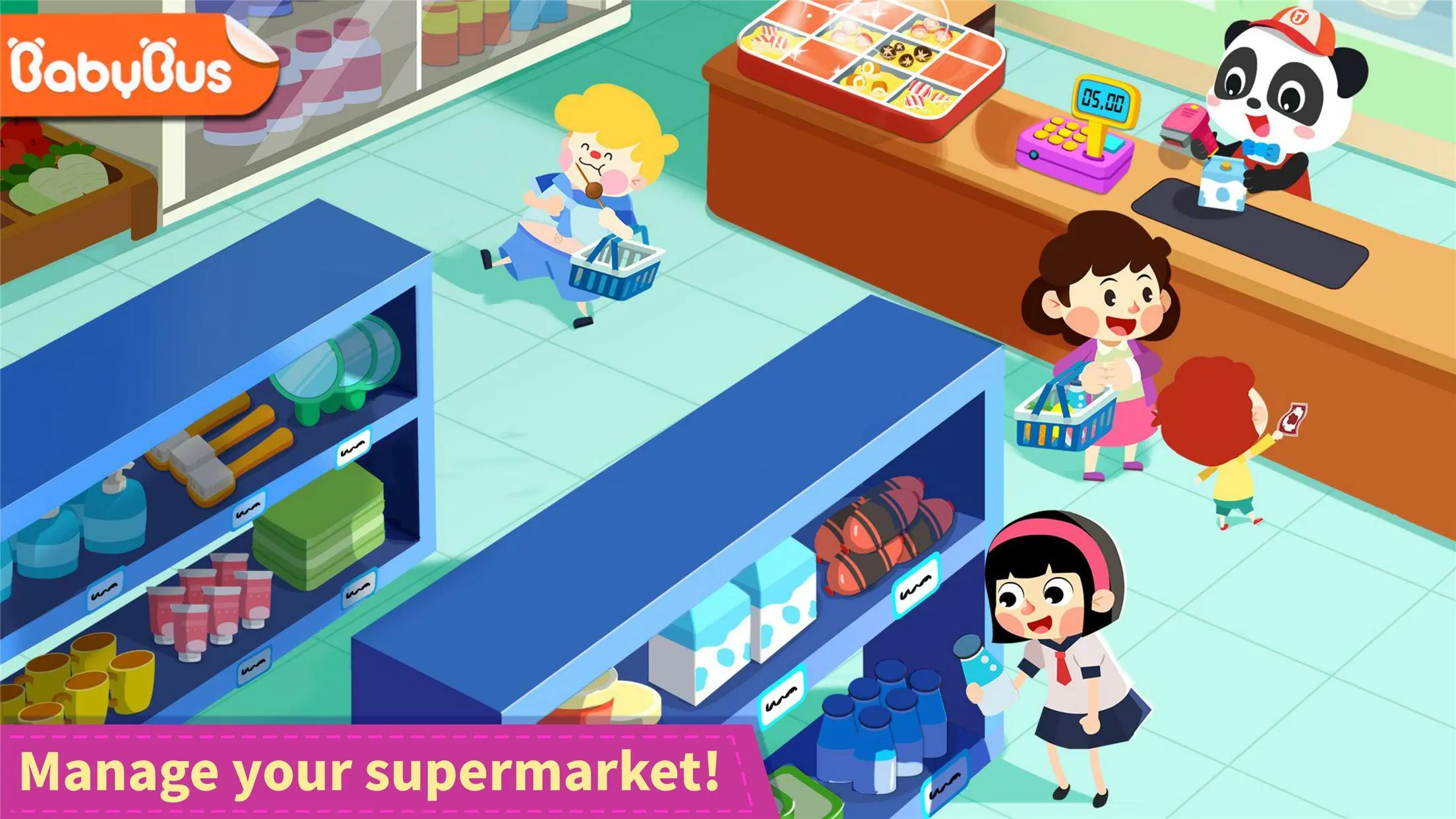 Baby Panda's Town: Supermarket | Indus Appstore | Screenshot