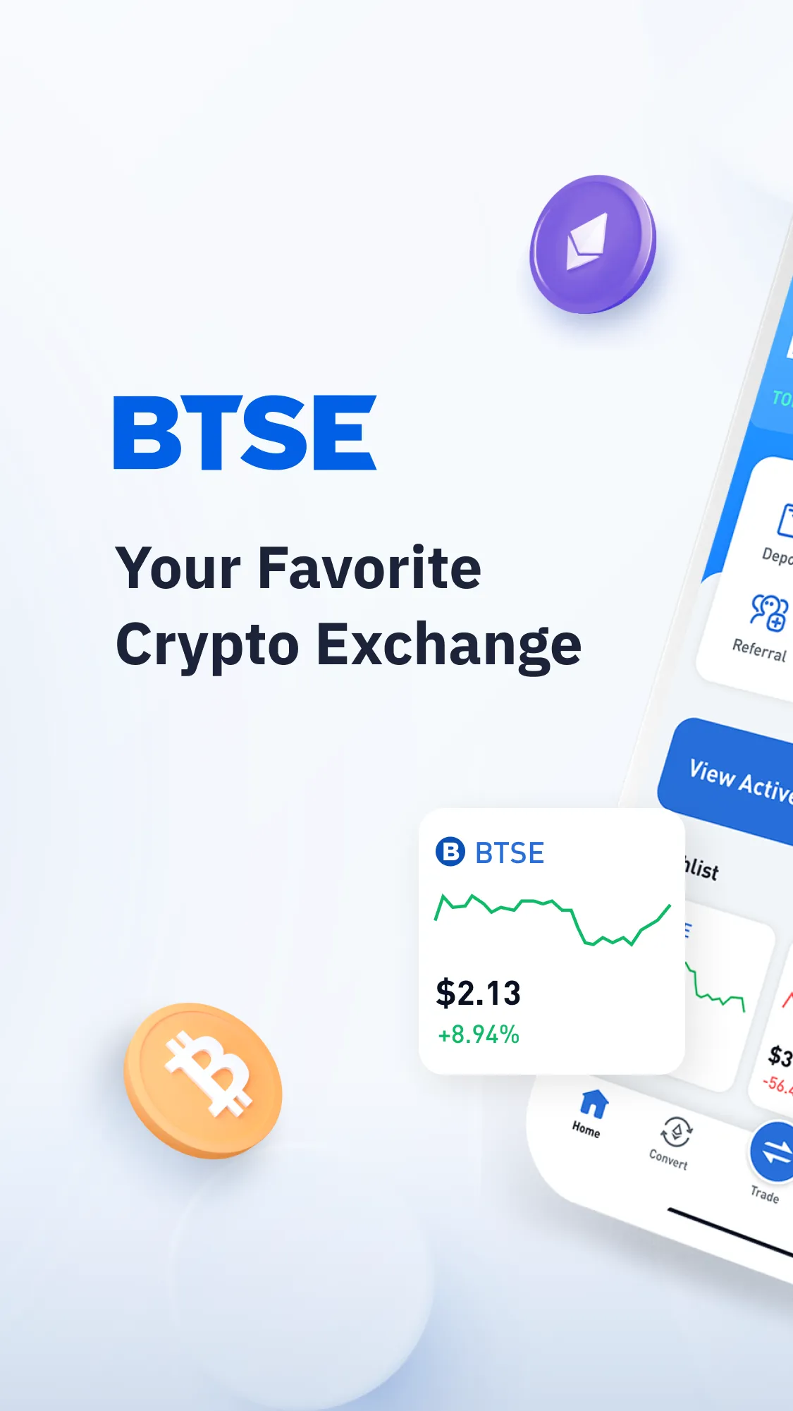 BTSE: Buy & Sell Crypto | Indus Appstore | Screenshot