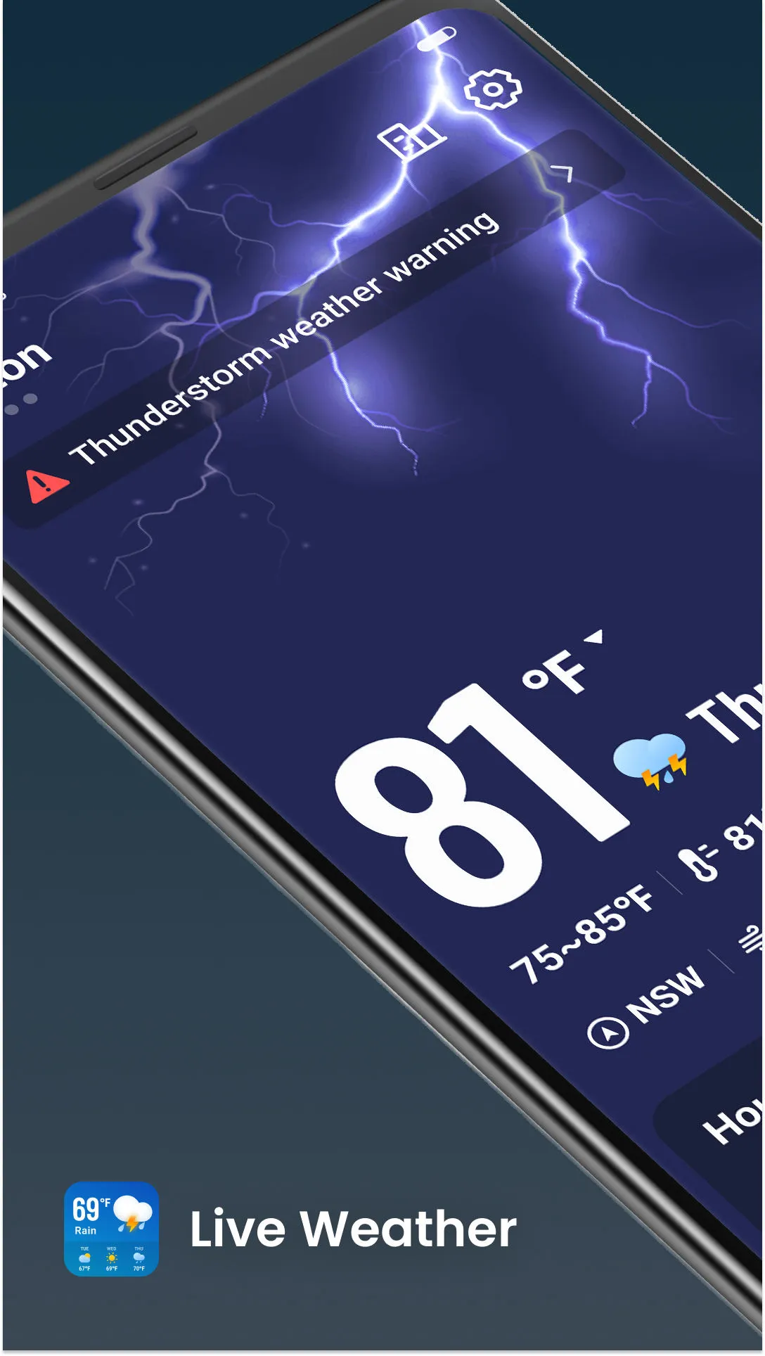 Live Weather: Daily Forecast | Indus Appstore | Screenshot