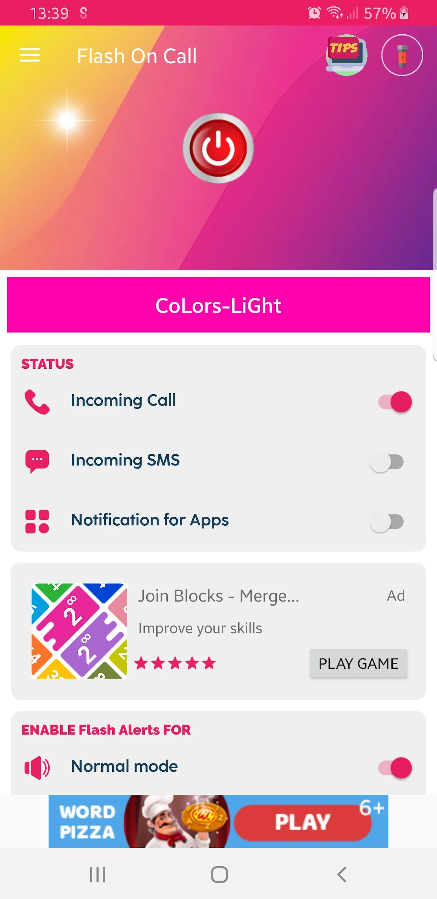 flash blink on call color led | Indus Appstore | Screenshot